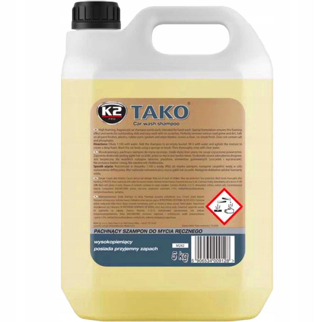 K2 TAKO SZAMPON Samochodowy - WYDAJNY 5KG