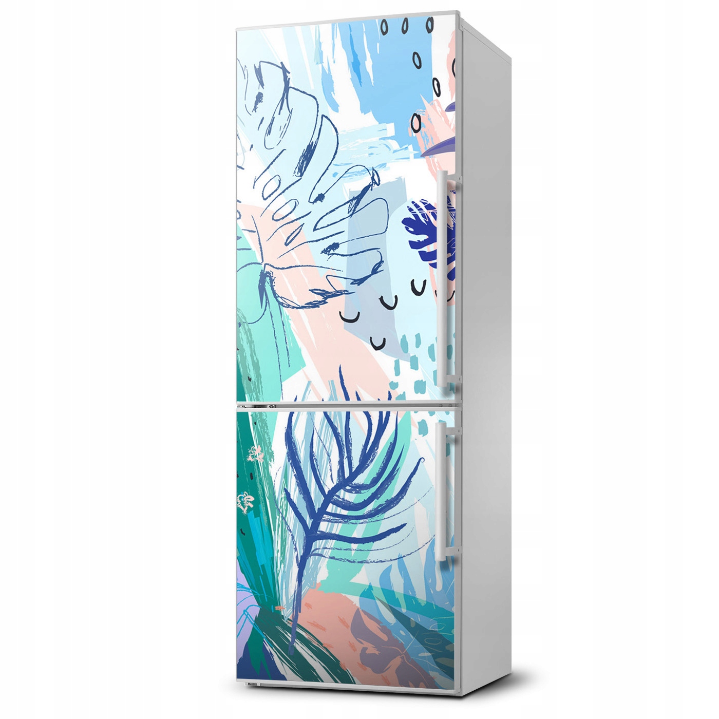 

Foto Magnes na lodówkę Tropikalne liście 60x180