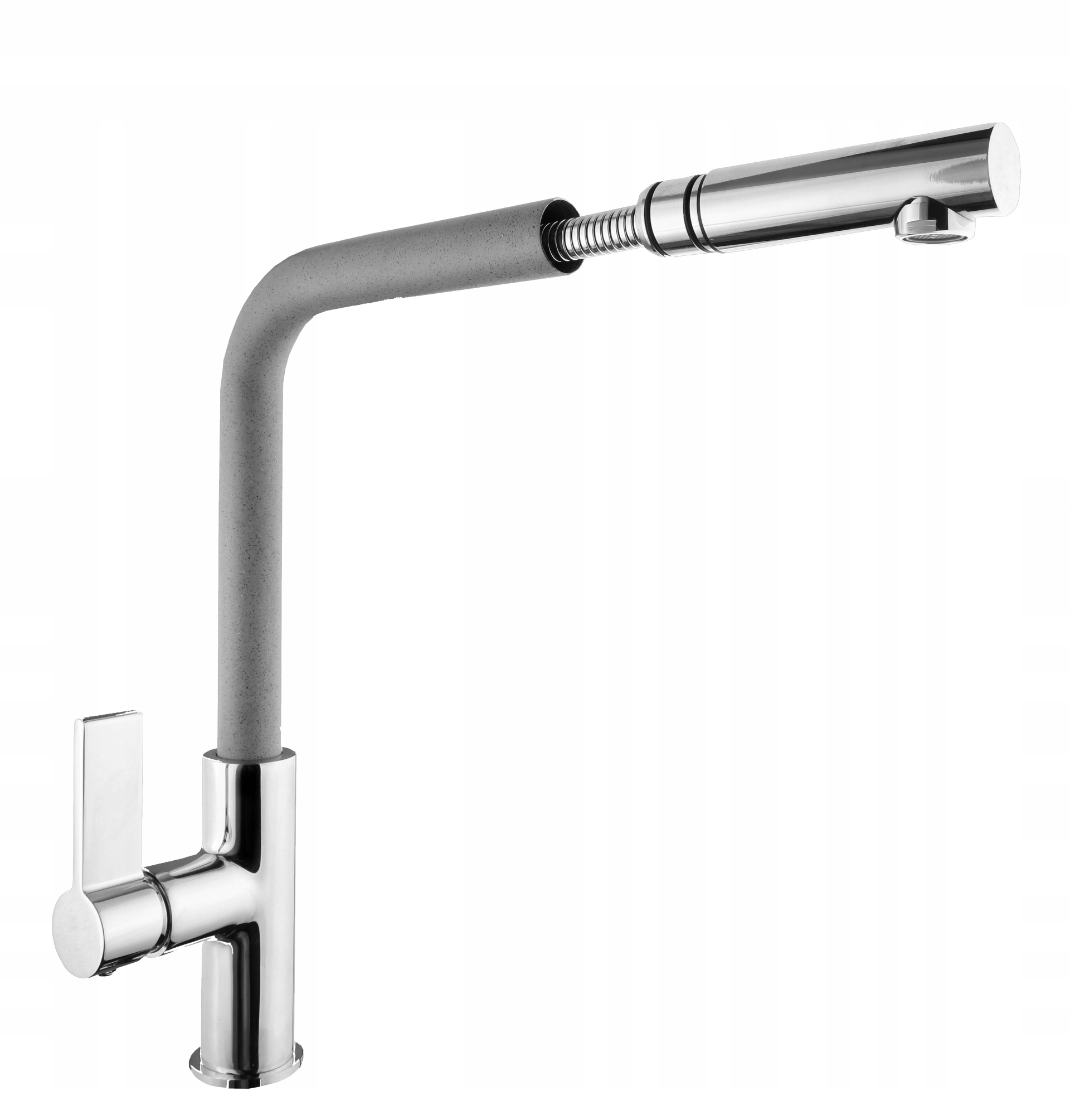 Kuchynská Batéria Linea Šedá Vyťahovateľná Do Umývadla