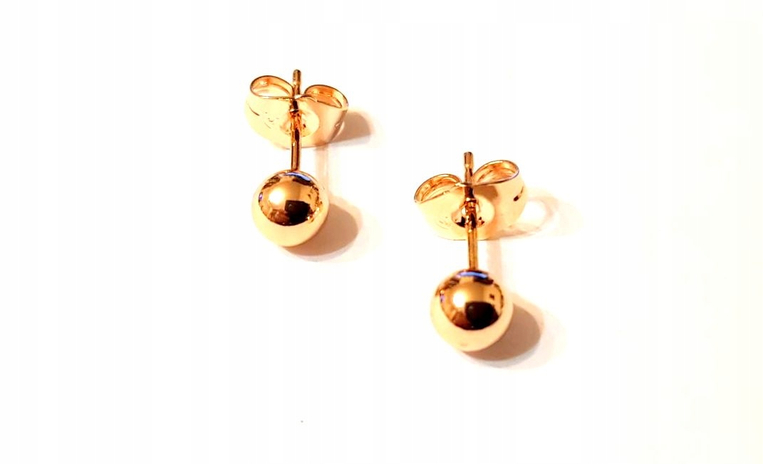 

Kolczyki złote stal chirurg xuping sztyft kulki