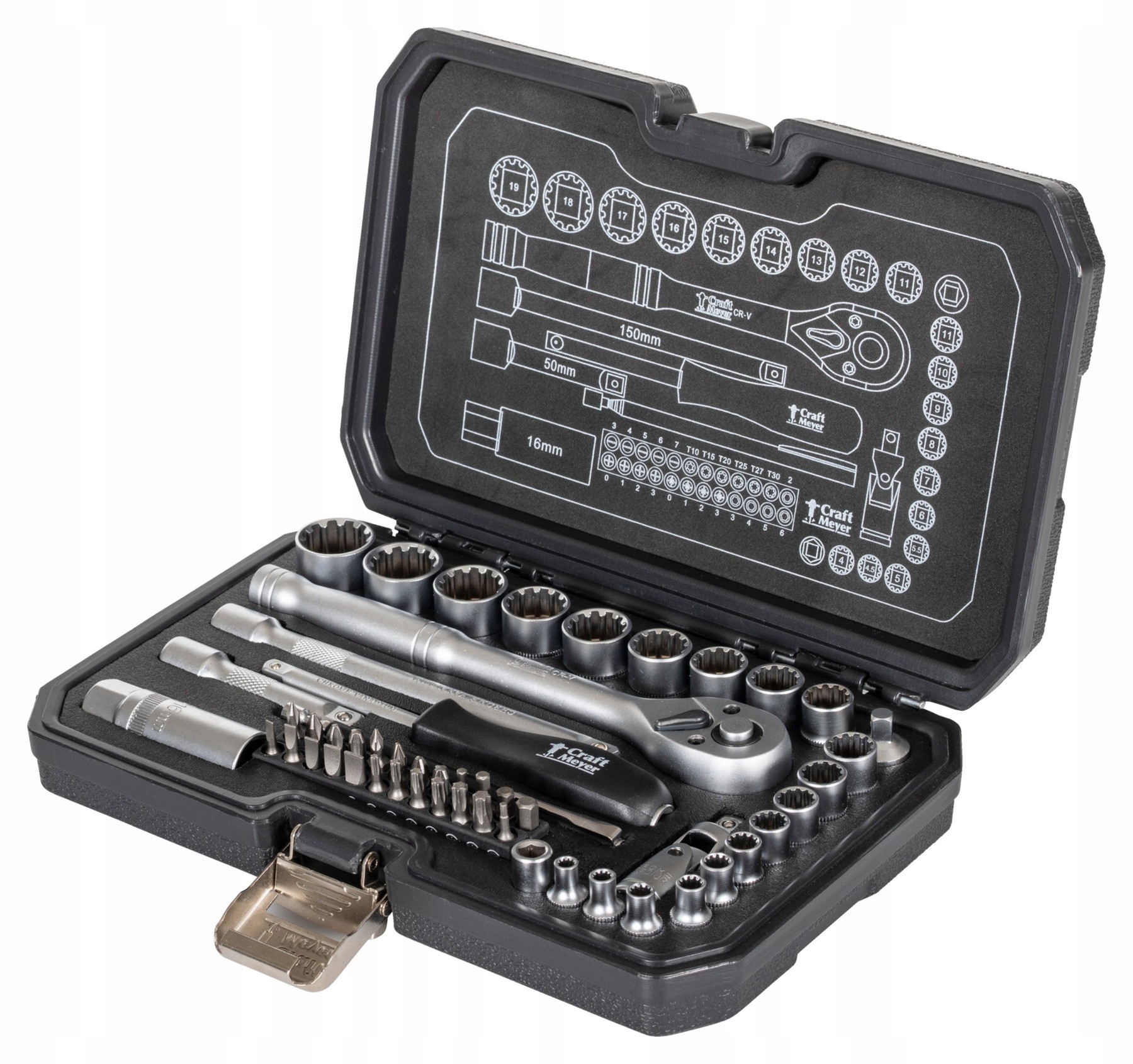 Sada nástrčných kľúčov do garážového kufra na cesty