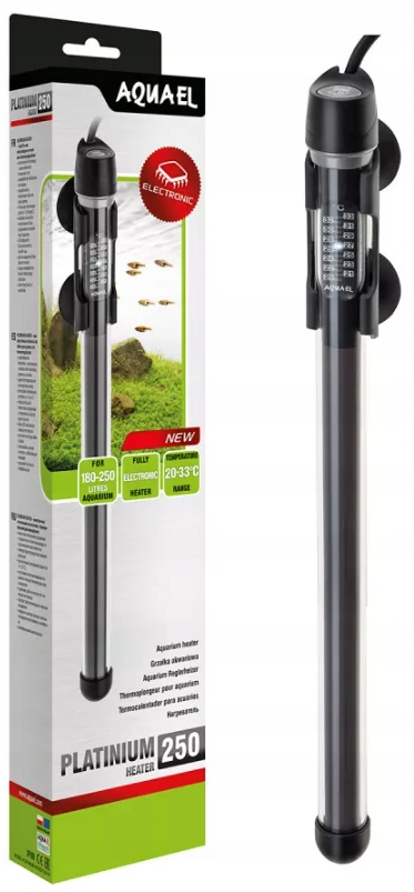 Levně Platinium Heater 250 W akvarijní ohřívač do akvária 180-250 L Aquael 1 ks