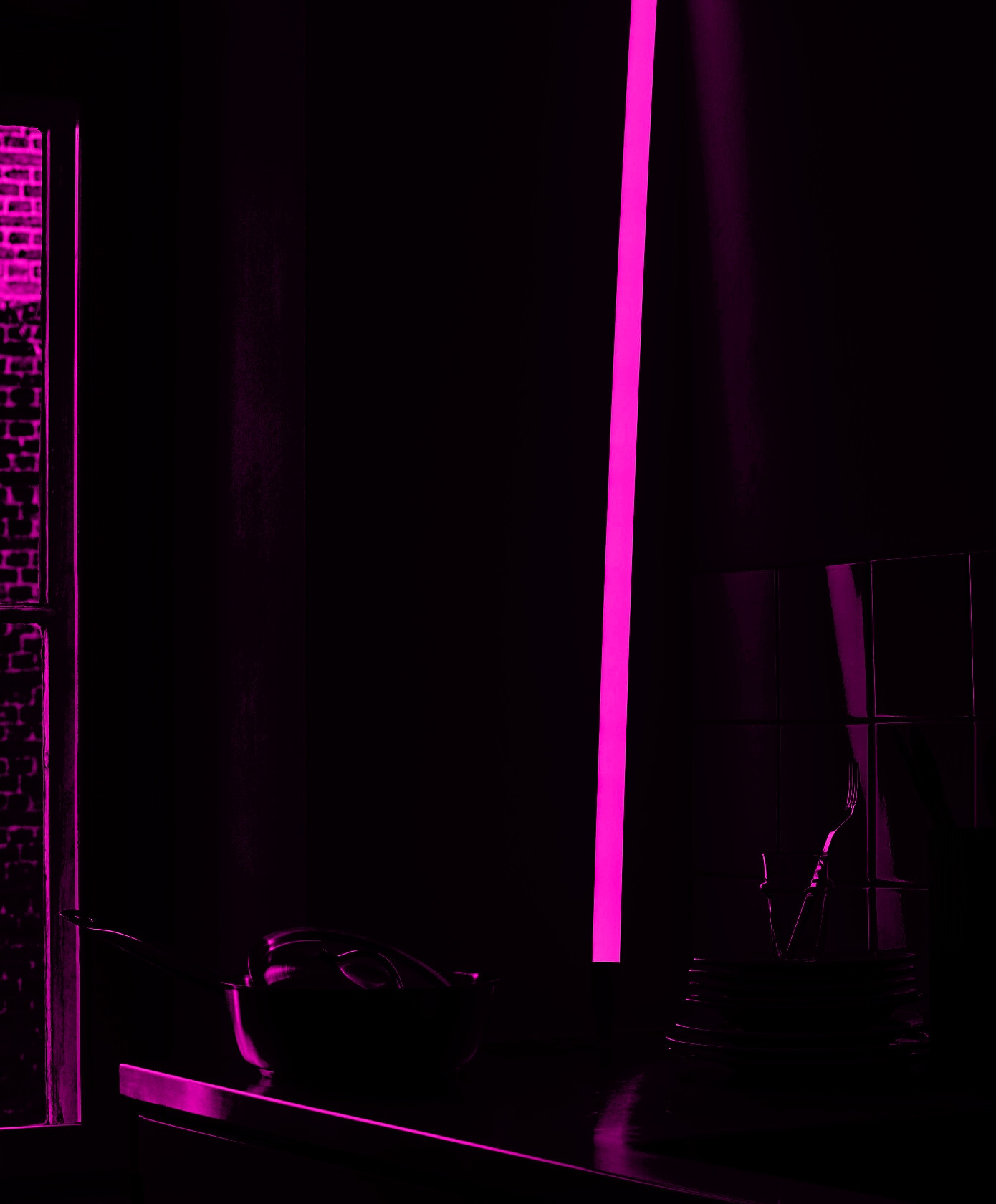 LAMPA NEON LED RÓŻOWA TUBA 120 cm 230V 18W Rodzaj LED