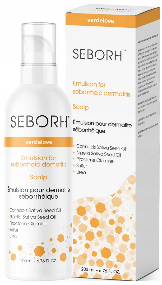 Seborh Emulsja na Łzs do łojotokowej skóry głowy 200 ml
