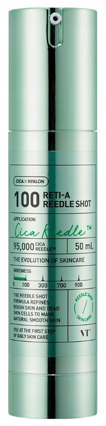 Vt Cosmetics Cica Hyalon 100 Reti-A Reedle Shot mikroigłowy booster 50 ml