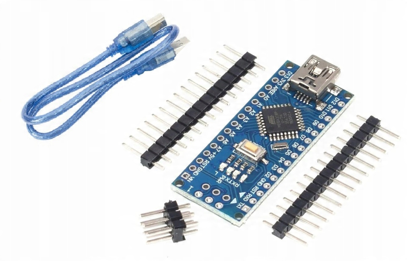 

Arduino Nano 3.0 ATMEGA328 CH340 Piny Kabel