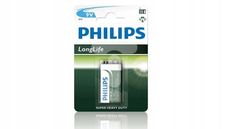 

Bateria cynkowo-węglowa 6F22 9V LongLife 6F22L1B/1