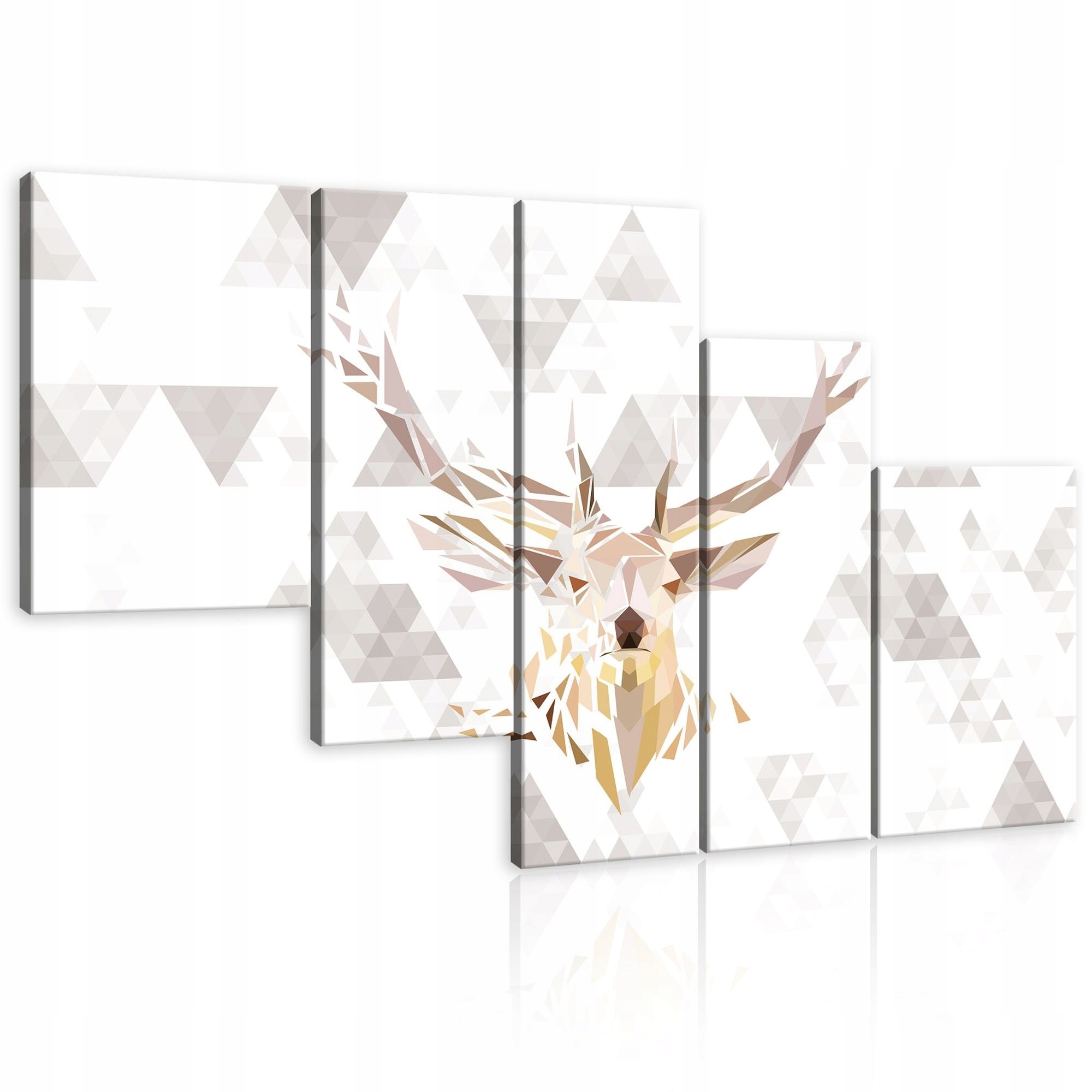 Obraz 170x100 Jeleň geometrický polygonálny abstrakcia škandinávsky príroda