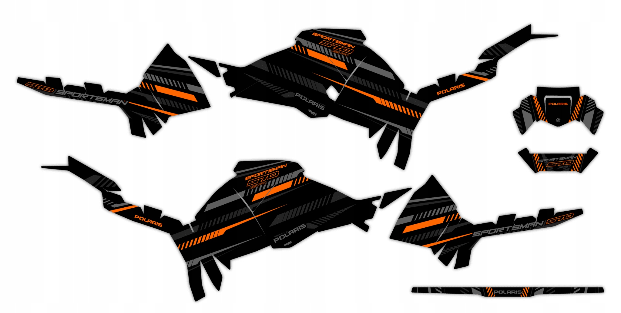 Dýha Samolepky Polaris Sportsman 570 2021+ #3688433