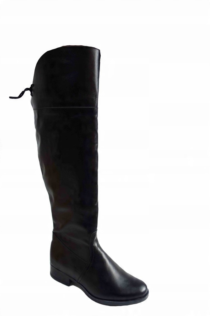 

Muszkieterki Skóra szeroka cholewka Az 46 CM 38
