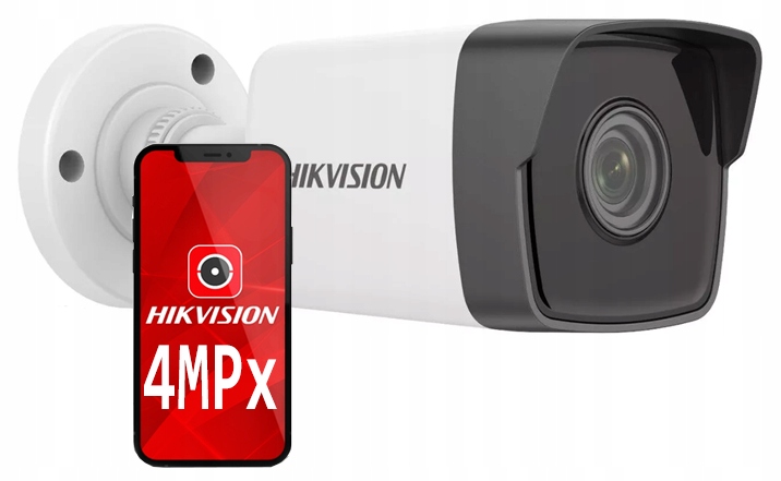 Vonkajšia 4Mpx Ip Kamera Hikvision PoE 1440p IR30m Detekcia pohybu
