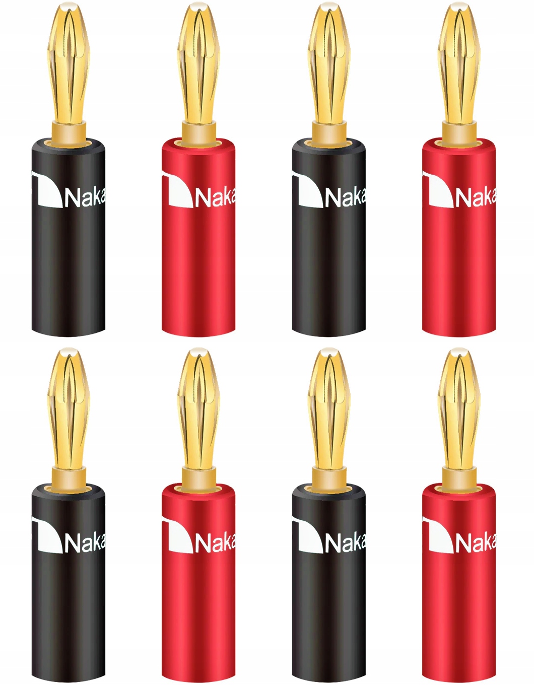 Kabel głośnikowy Nakamichi HQ Premium 100% OFC Copper 24k Gold 4 x 4 mm² 1 m