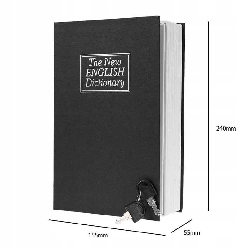 SEJF KSIĄŻKA NA PIENIĄDZE KASETKA METALOWA UKRYTY SCHOWEK Przeznaczenie kasa pancerna