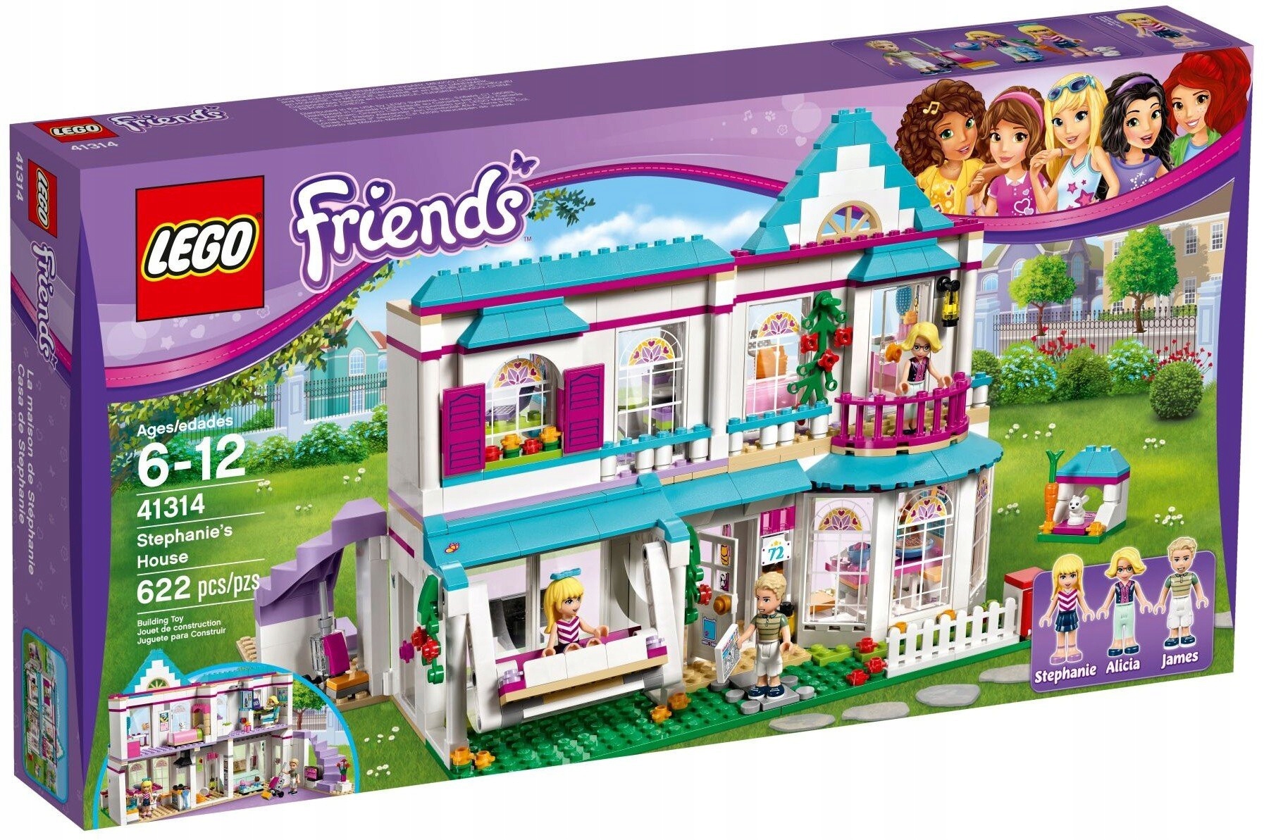 Lego Friends 41314 Dům Stephanie Nové