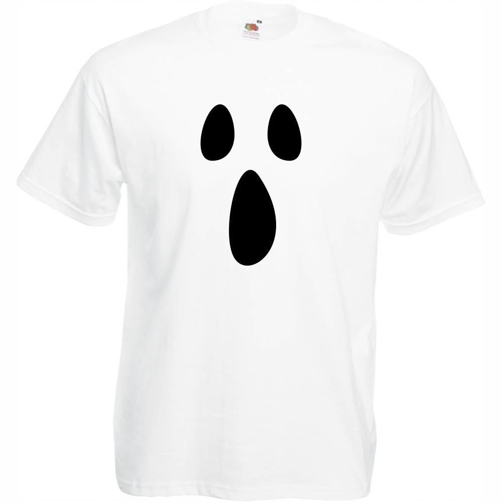 

Koszulka halloween duch kostium S biała
