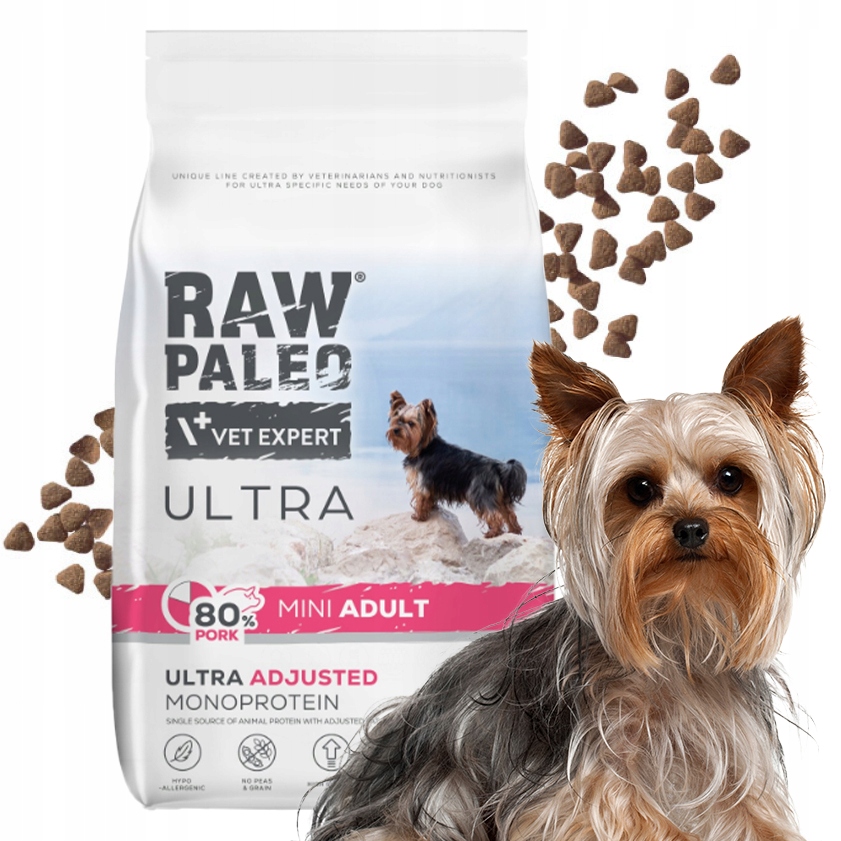 Raw Paleo Ultra Pork Adult Mini z wieprzowiną dla psów ras małych 2kg