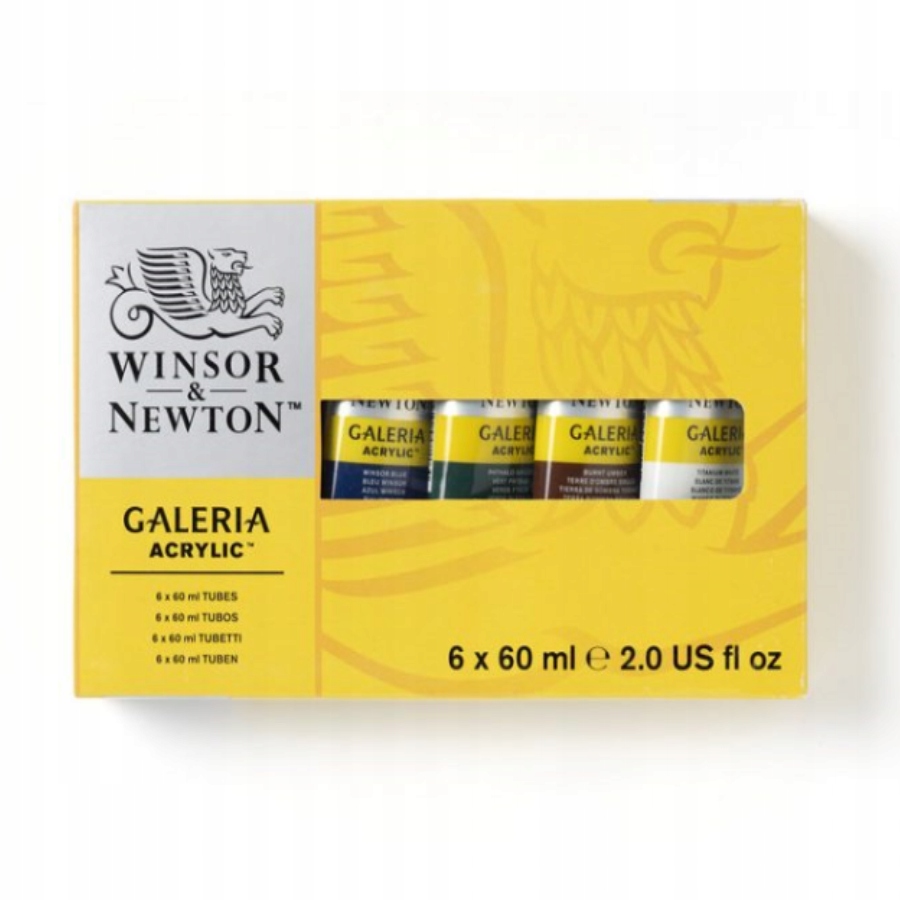 Akrylové barvy Galerie 6 x 60 Ml Winsor & Newton