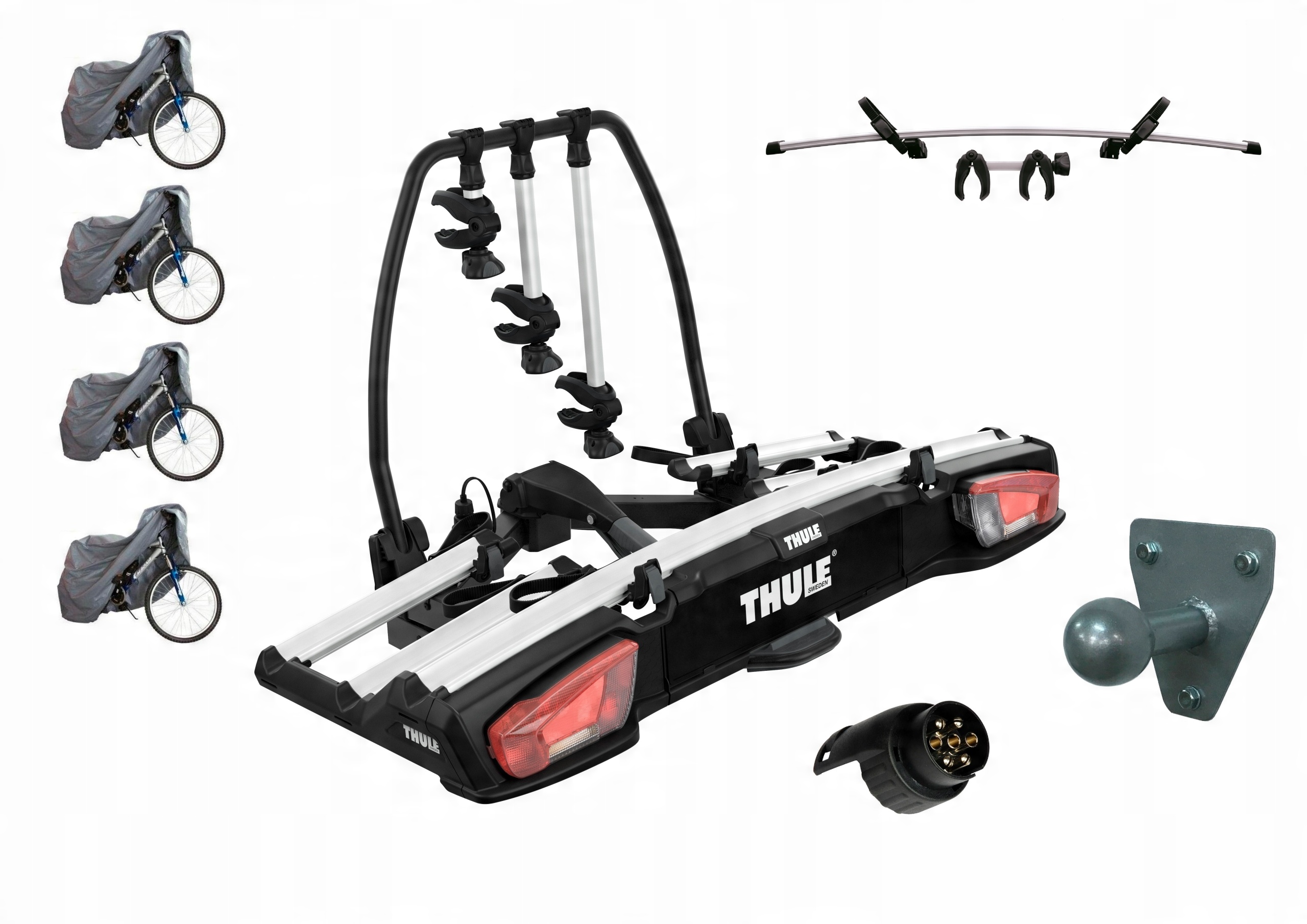 

Bagażnik rowerowy na hak 4 rowery Thule Velospace