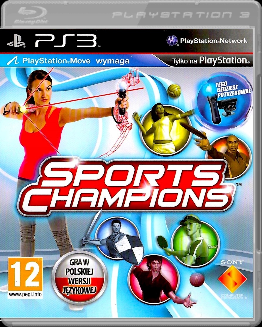 SPORTS CHAMPIONS Po Polsku PL PS3 Tematyka towarzyskie