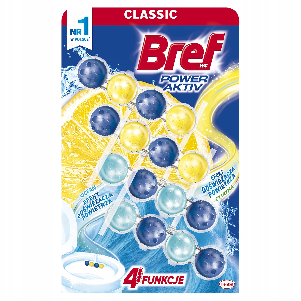 

Bref Power Active Zawieszka Wc Morska Cytryna 200g