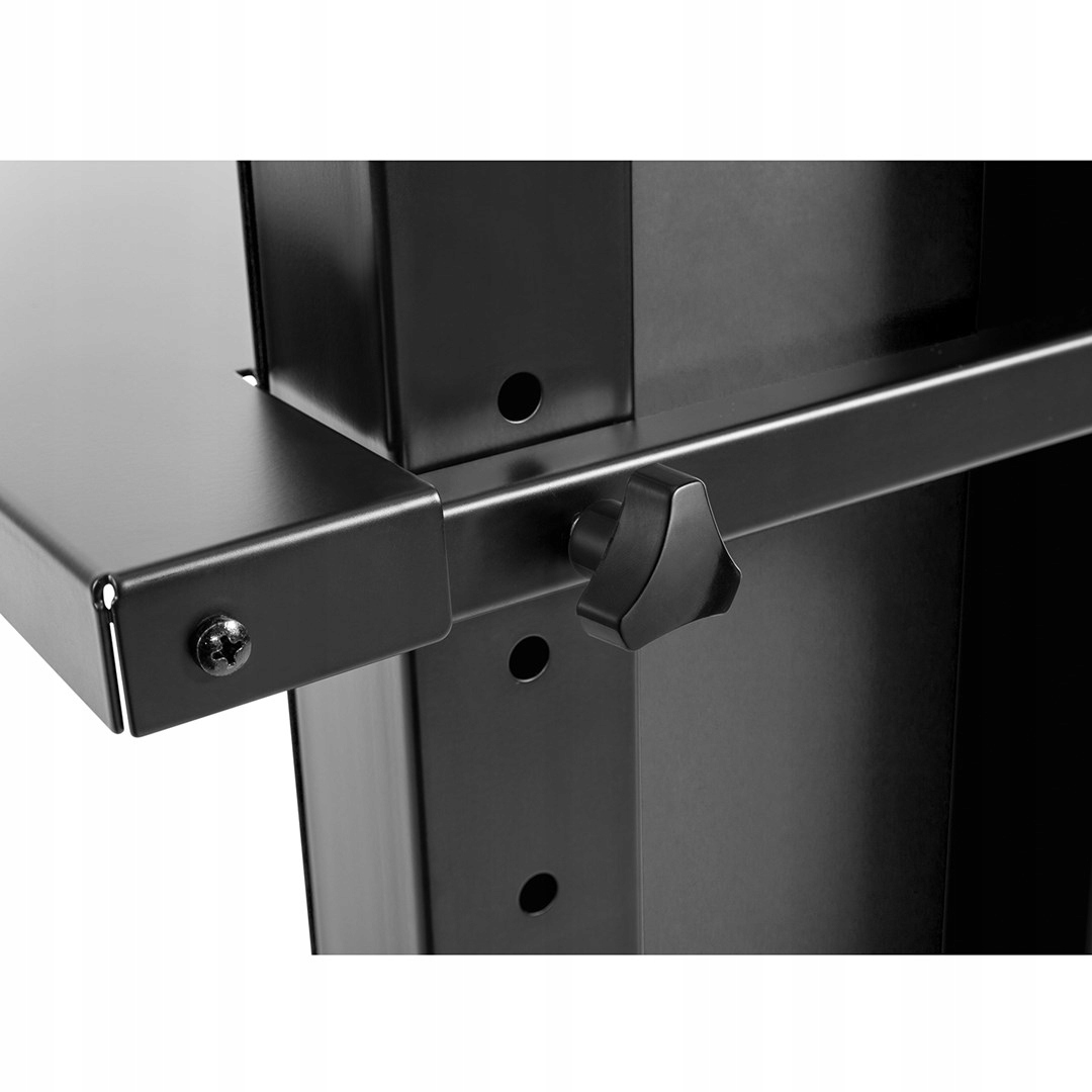 MACLEAN PROFESJONALNY NOWOCZESNY STAND DO TELEWIZORA Z PÓŁKĄ MAX 40KG MAX V Marka Maclean