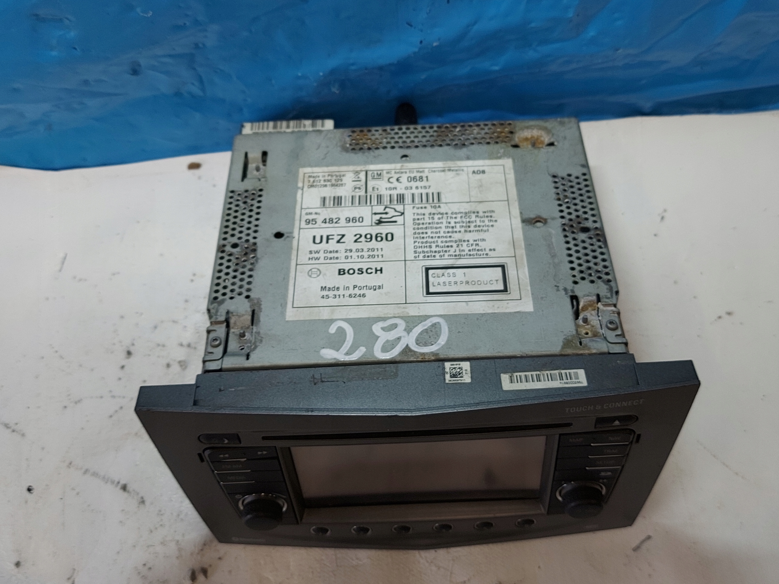 RADIO EKRAN OPEL ANTARA 95482960