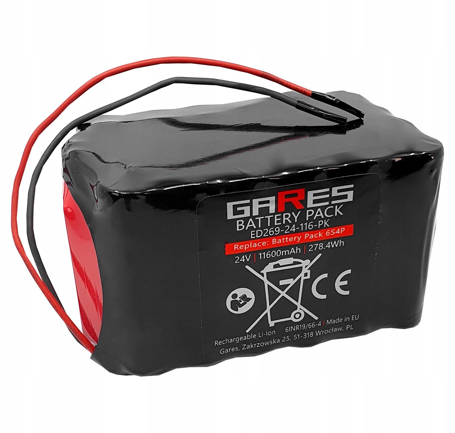 Akumulátor Baterie Balíček 6S4P 24V 11,6Ah Li-Ion