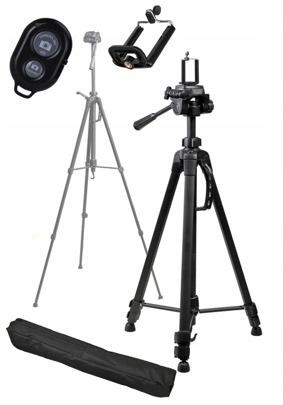 WYSOKI STATYW ALUMINIOWY 3540 do TELEFONU KAMERY APARATU PILOT BLUETOOTH