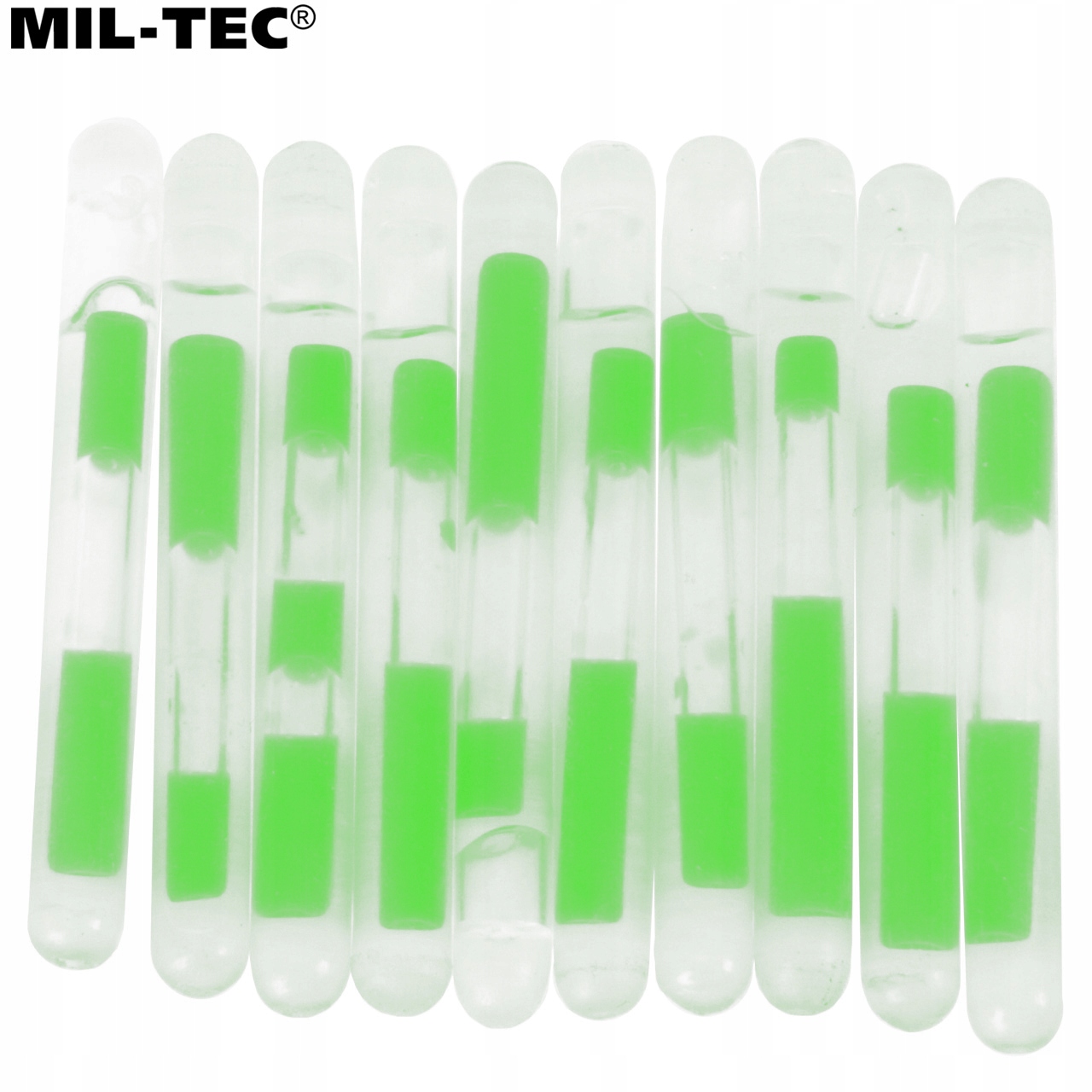 Światło chemiczne Oświetlenie Mil-Tec Lightstick Mini 10szt. - Zielone EAN (GTIN) 4046872264238