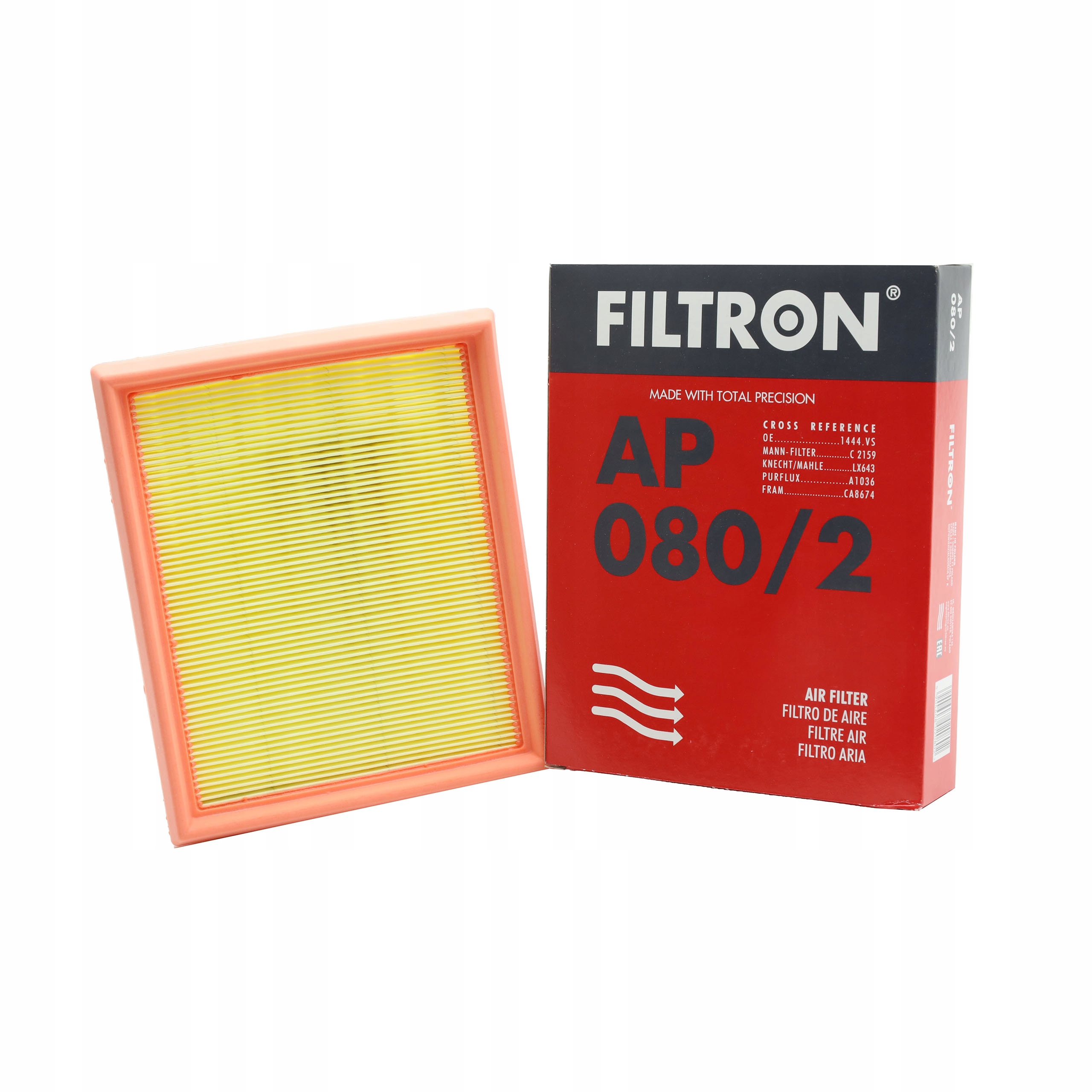 

Filtr Powietrza Filtron AP080/2