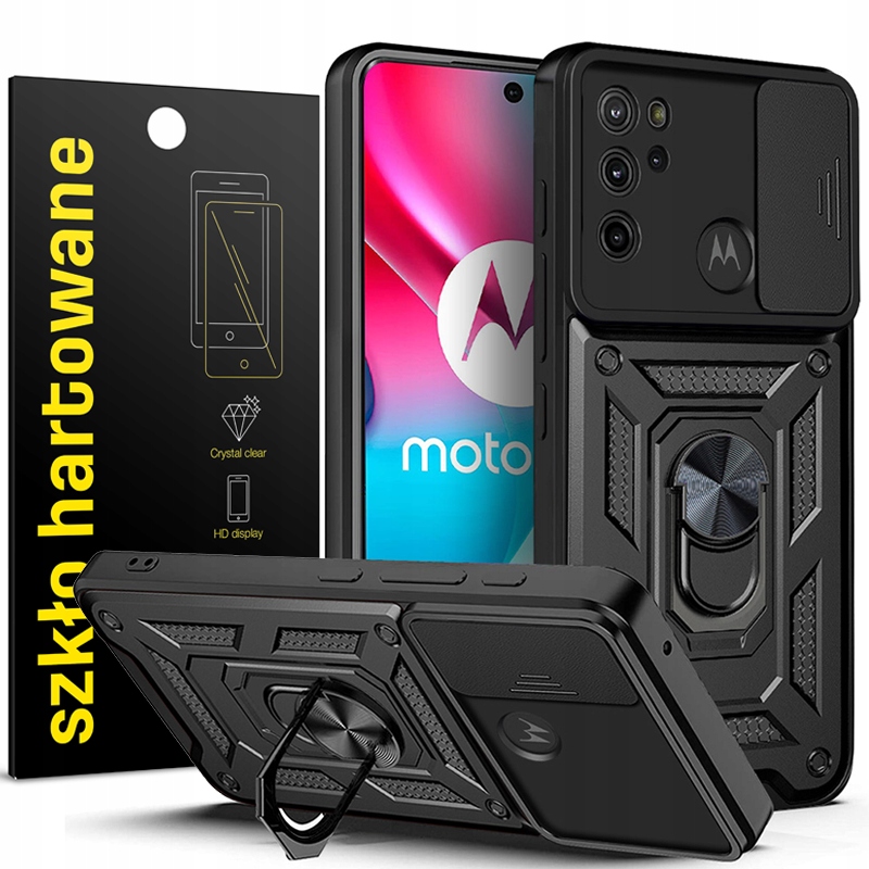 

Etui Pancerne Camring Do Moto G60S Pełne Szkło
