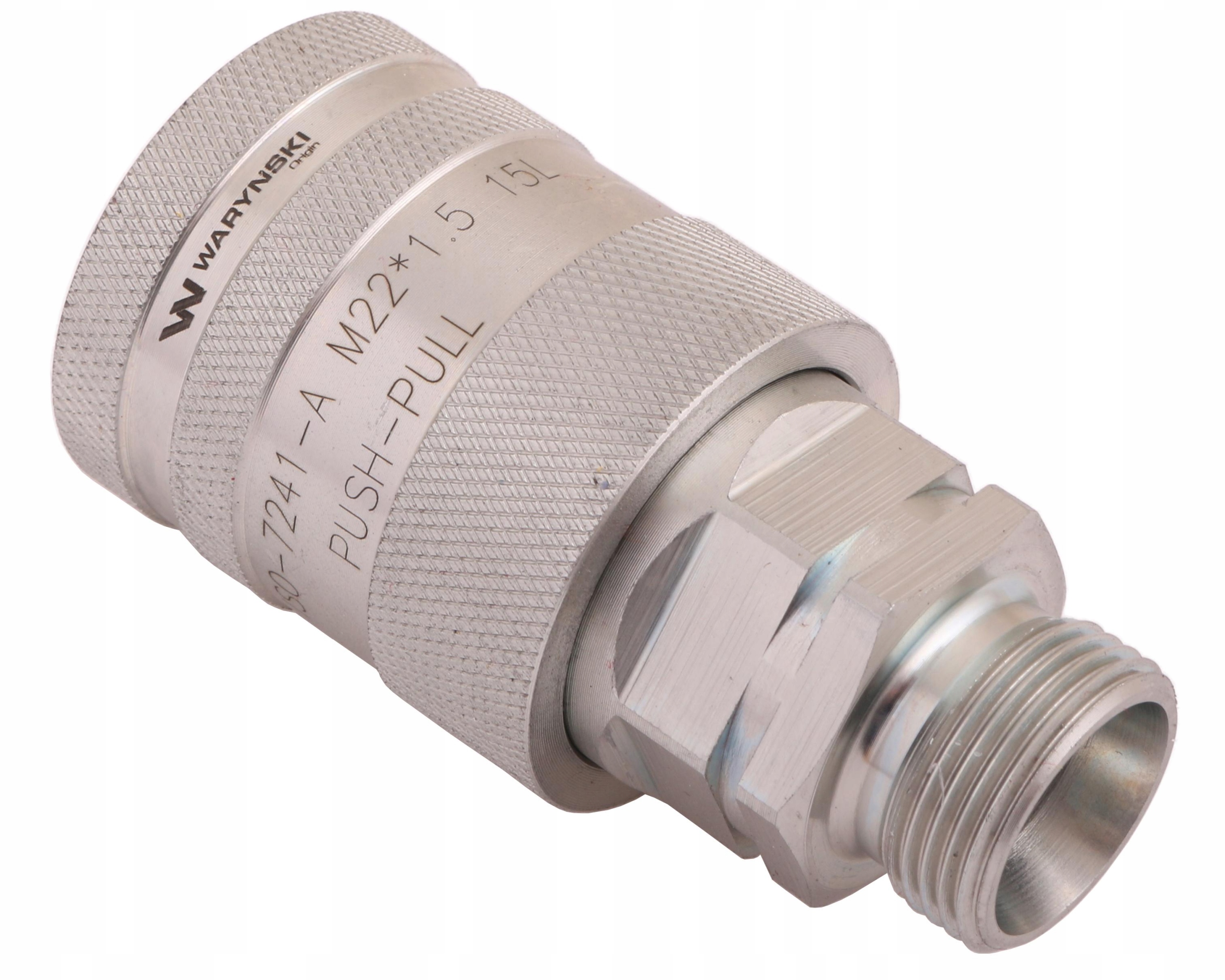

Szybkozłącze hydrauliczne gniazdo M22x1.5 Waryński
