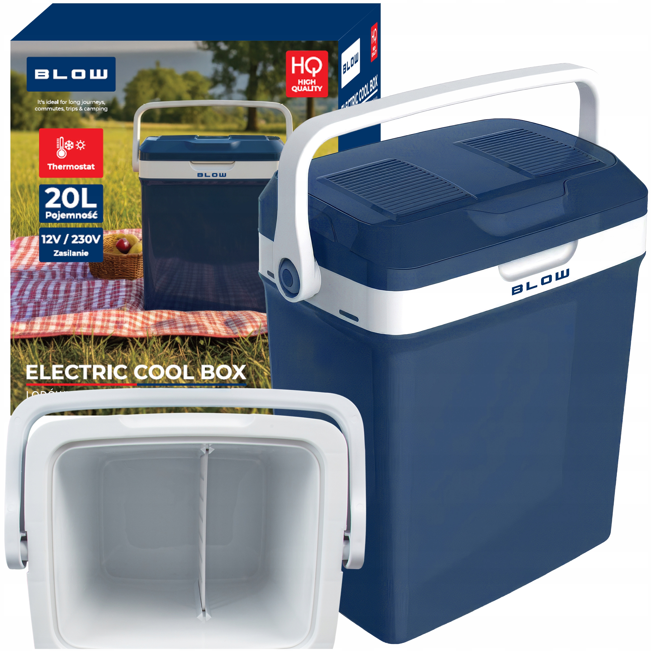 Turistická Chladnička Přenosná Automobilová 12V 230V S Funkcí Ohřevu 20L