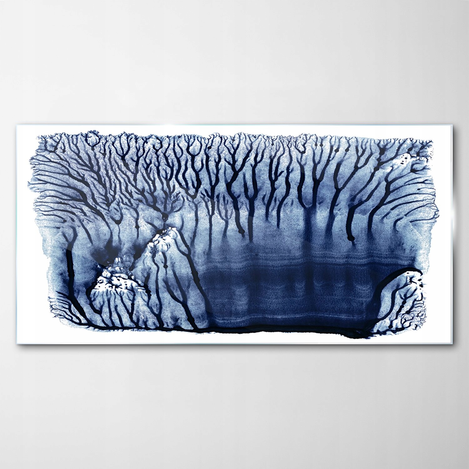 Tvrdený sklenený obraz Abstrakcia Akvarely 120x60