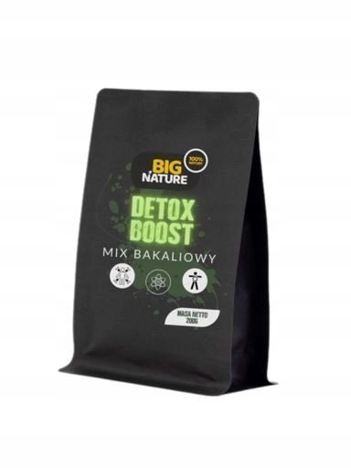 4x Big Nature Směs Sušeného Ovoce A Ořechů Detox Boost 200 G