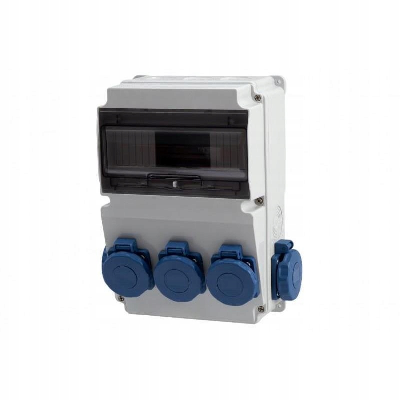 Rozvaděč Lago IP65 10M zásuvky 5x230V