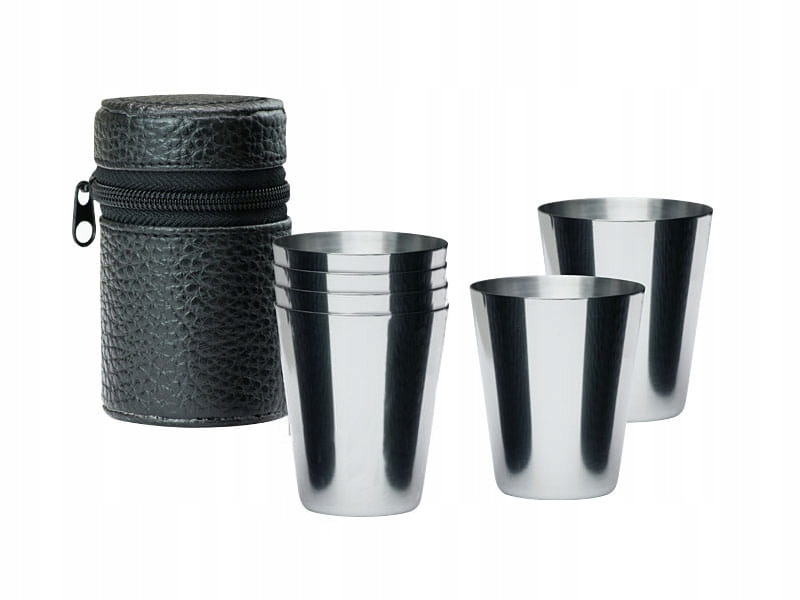 6 SZT KIELISZKÓW STALOWYCH + ETUI TURYSTYCZNE Kod producenta AG171B