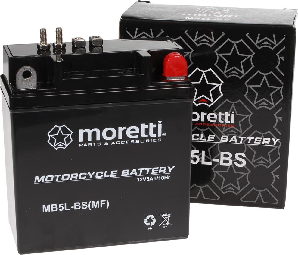 

Akumulator Żelowy Moretti YB5L-BS/MB5L-BS