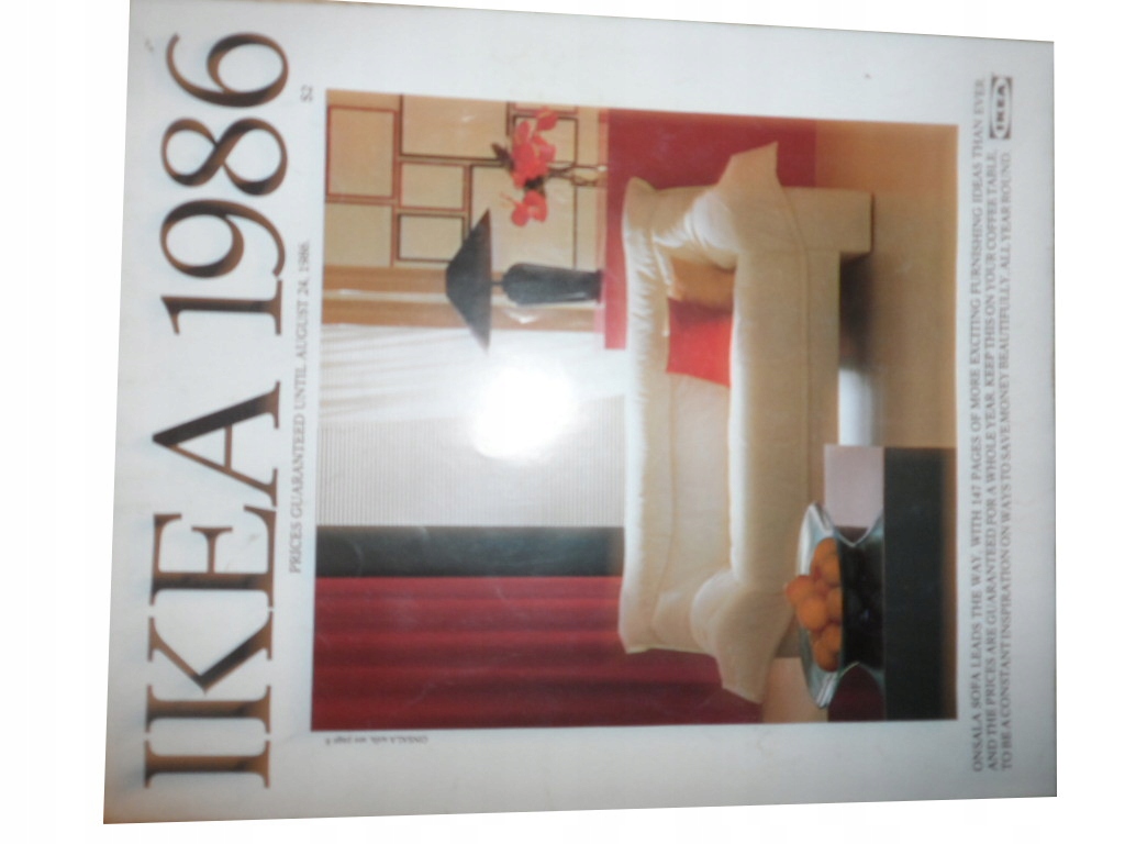 KATALOG MEBLE IKEA LAMPY INDUSTRIAL LOFT 1986