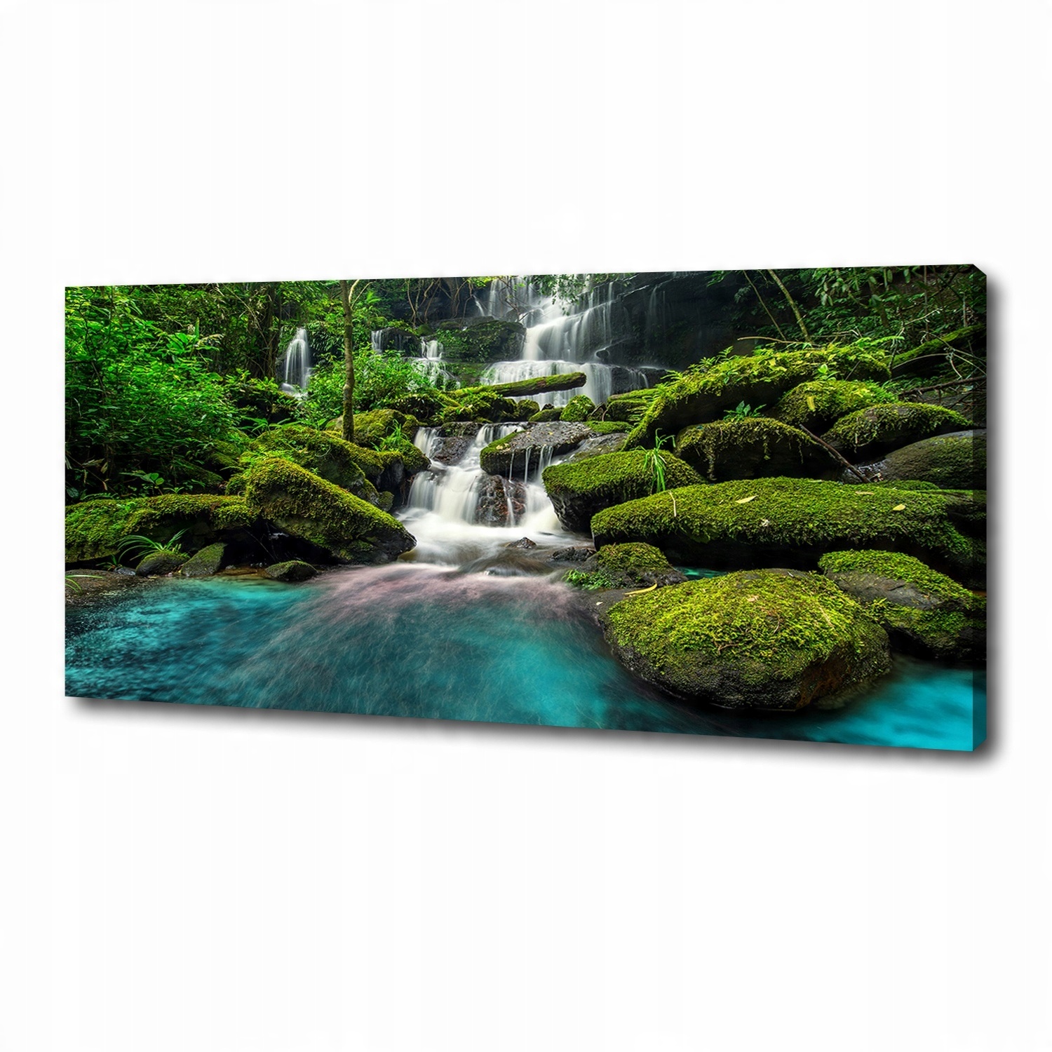 

Foto obraz na płótnie Wodospad w dżungli 125x50 cm