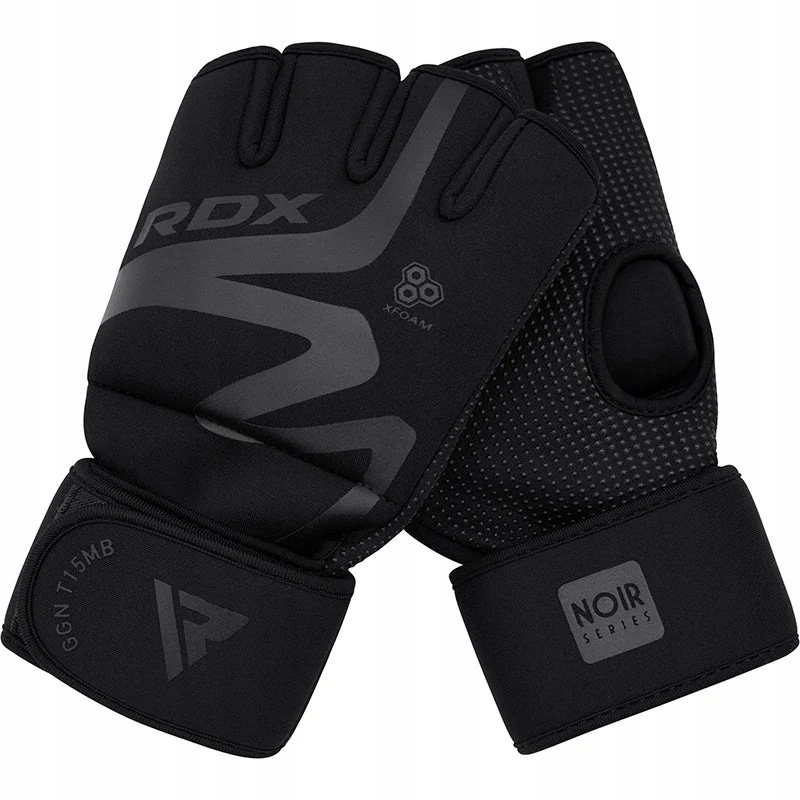 Bandaże owijki żelowe pod rękawice Rdx T15 Noir ochraniacze dłoni XL