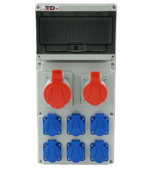 Stavební Rozvaděč 400V 32A/5P 400V 16A/5P 6 X 250V 16A 10 M