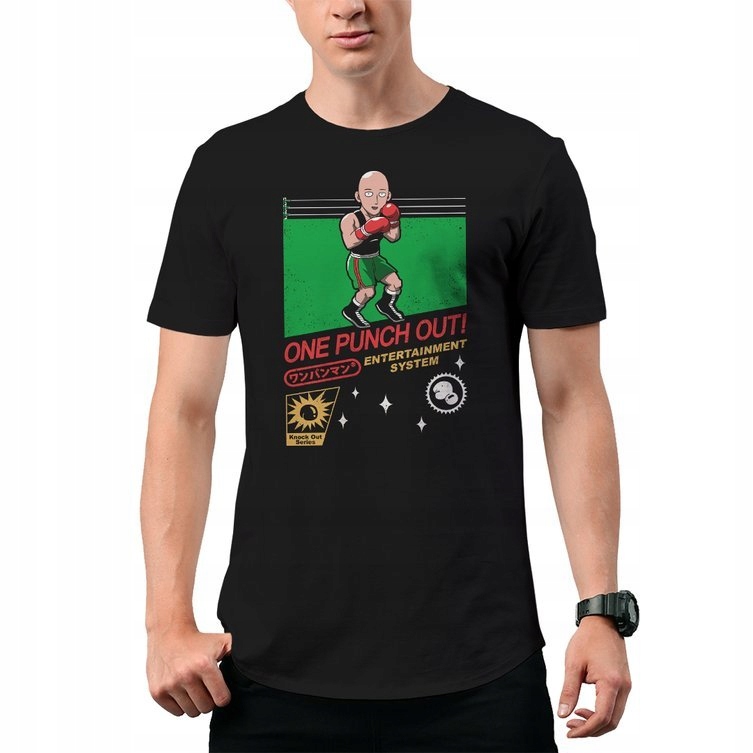 

Koszulka T-Shirt One Punch Out Saitama M