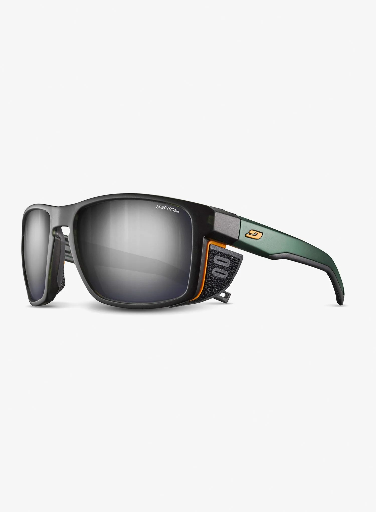 Ledovcové brýle Julbo Shield Spectron 4 translu tmavě zelená/oranžová