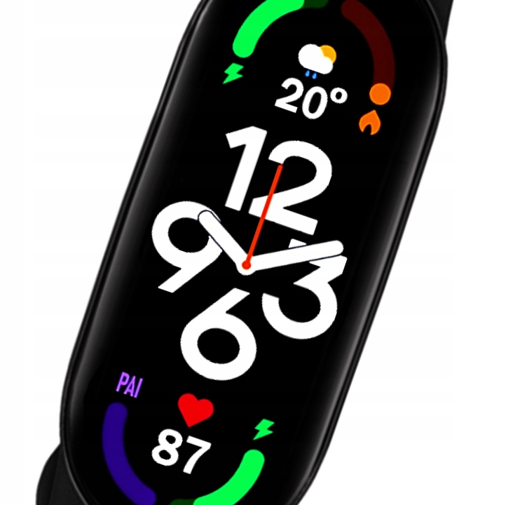 SMARTBAND XIAOMI MI BAND 7 ZEGAREK SPORTOWY Kolor czarny