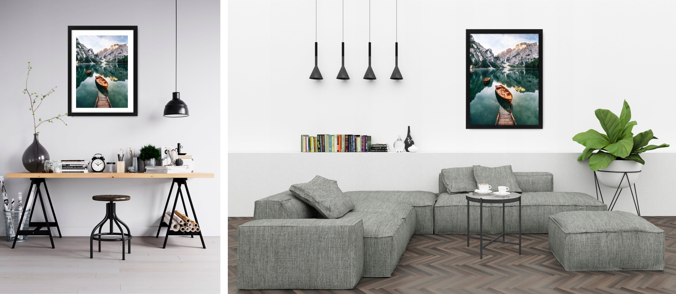 Jezioro plakat 40x50 cm #3A Marka inna