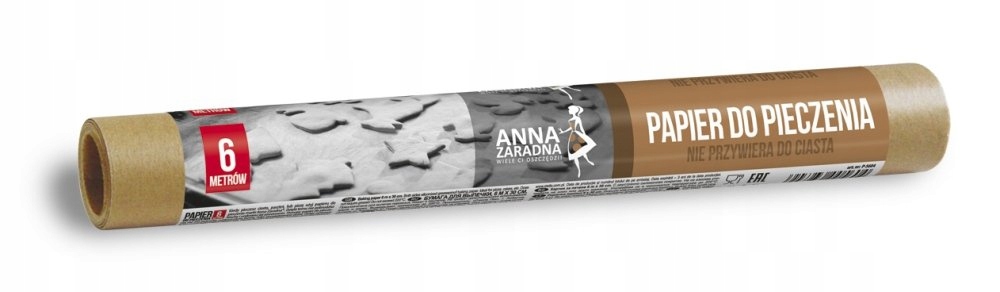 Papier do pieczenia Anna Zaradna 6m Brązowy ROLKA