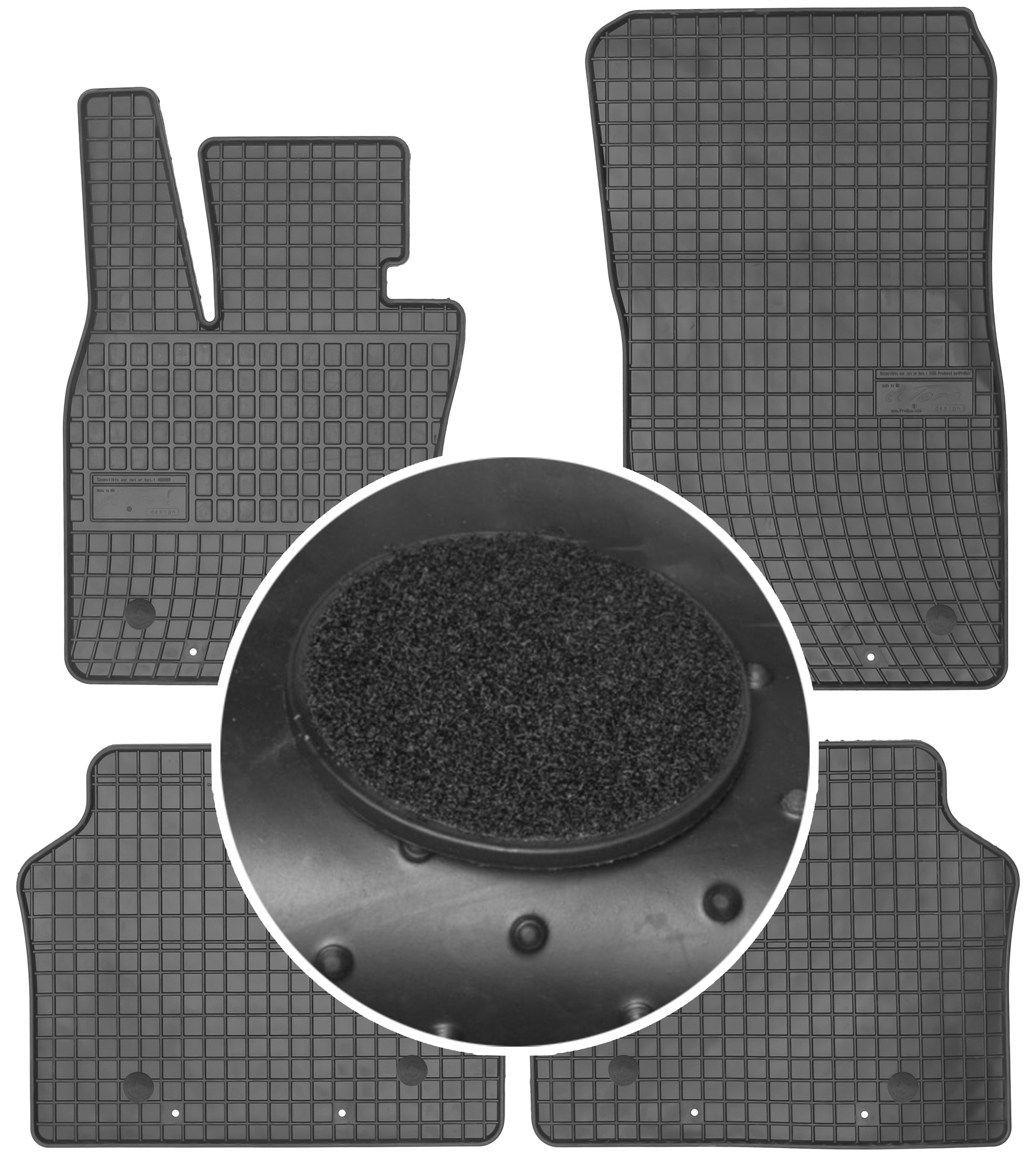 BMW 5 GT F07 2009-2017 Коврики резиновые