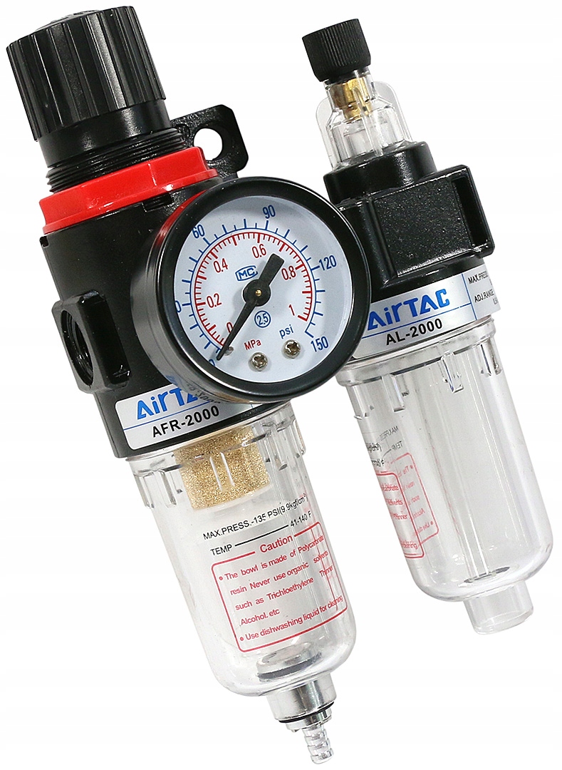 

Filtr Odwadniacz Naolejacz Powietrza 1/4'' AL-2000