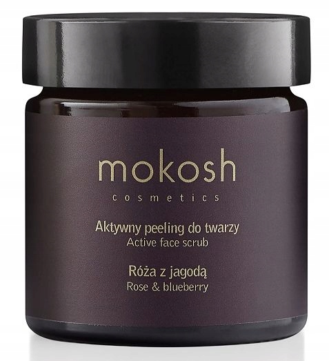 Mokosh Active Face Scrub Aktivní Peeling Na Obličej Růže S Borůvkou 60 Ml